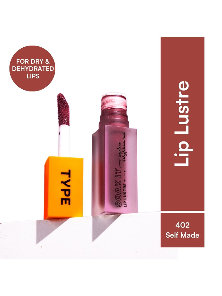 Type Beauty Lip Gloss Fo Dry Lips with Squalane & Tripeptides 6 Hrs Stay-picture-21