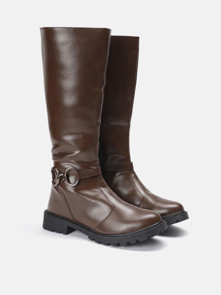 Zori World Clyde - Zip Up Brown Casual Boots-picture-27