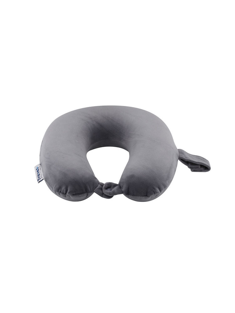 Travel Additions Dark Grey Travel Memory Foam Neck Pillow-image-19