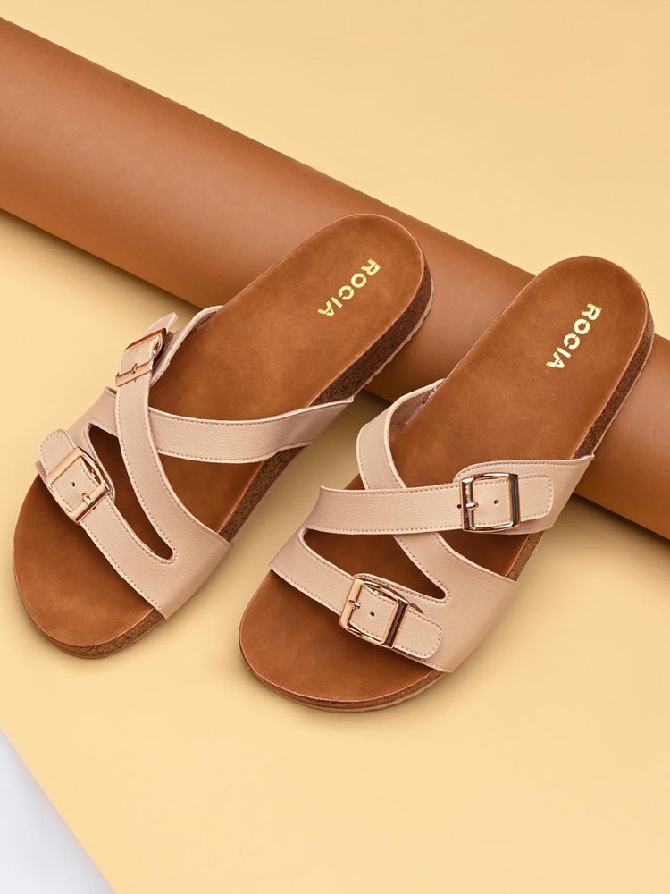 ROCIA By Regal Beige Women Strappy Trendy Sandals-image-24