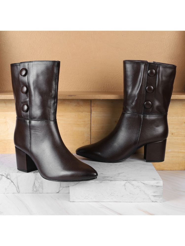 Metro Women Brown Casual Boots-picture-14