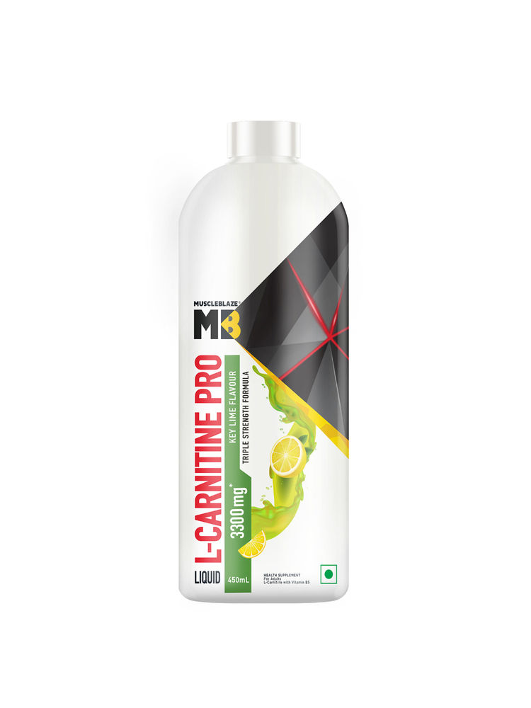 MuscleBlaze Liquid L-Carnitine PRO L- Carnitine,Triple Strength Formula - Key Lime