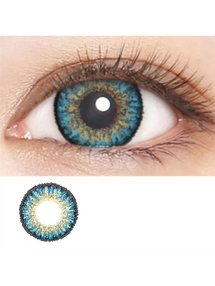 Optify Monthly Colored Contact Lenses Zero Power - Blue-image-14