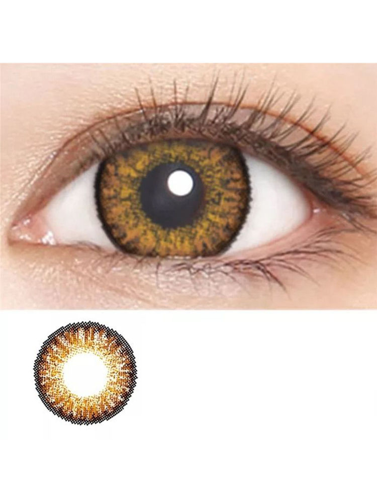 Optify Monthly Colored Contact Lenses Zero Power - Brown-picture-17