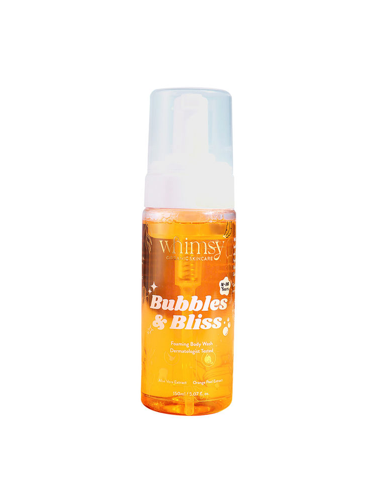 Whimsy Beauty Bubbles & Bliss Foaming Body Wash For Girls & Kids - Aloe Vera & Orange Extract-picture-15