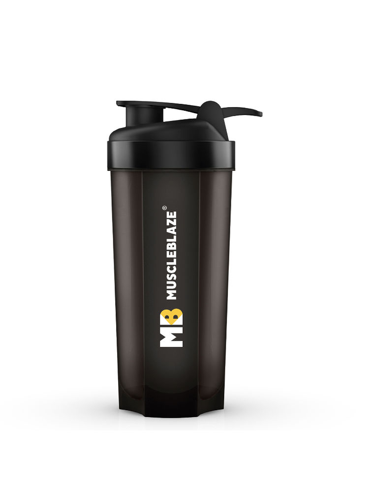 MuscleBlaze Shaker Bpa-free Blender Bottle - Black