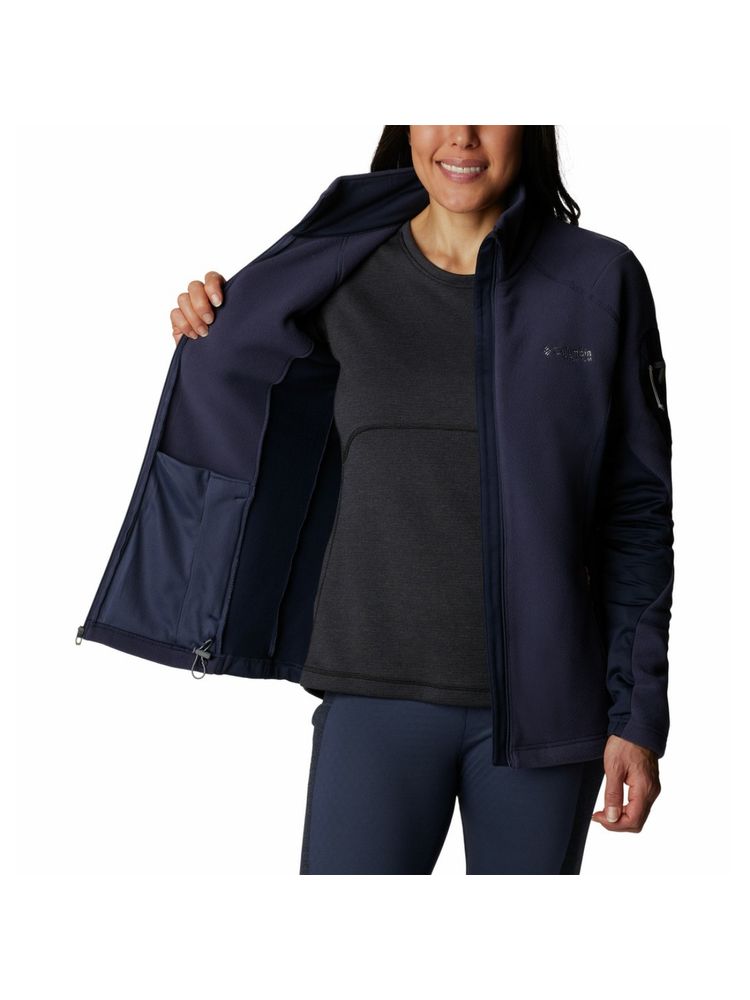 Columbia Womens Navy Omni-Wick Titan Pass 2.0 II Fleece Jacket-image-31
