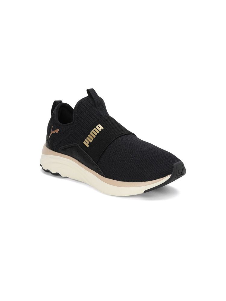 Puma Softride Sophia Slip-On Women Black Running Shoes-image-43