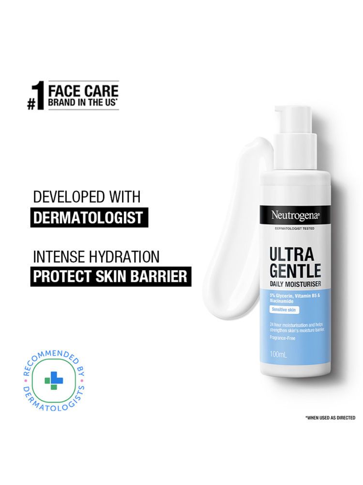 Neutrogena Ultra Gentle Daily Face Moisturizer With Glycerin, Niacinamide & Vitamin B5-picture-32