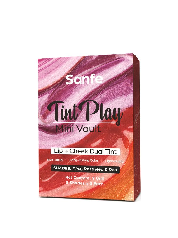 Sanfe Tint Play Mini Vauit Lip+Cheek Dual Tint - Pack Of 9-picture-11