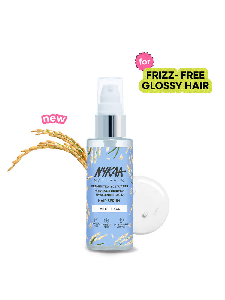 nykaa skin Nykaa Hair Rice Water & Hyaluronic Acid Hair Serum For Frizz Control-picture-26