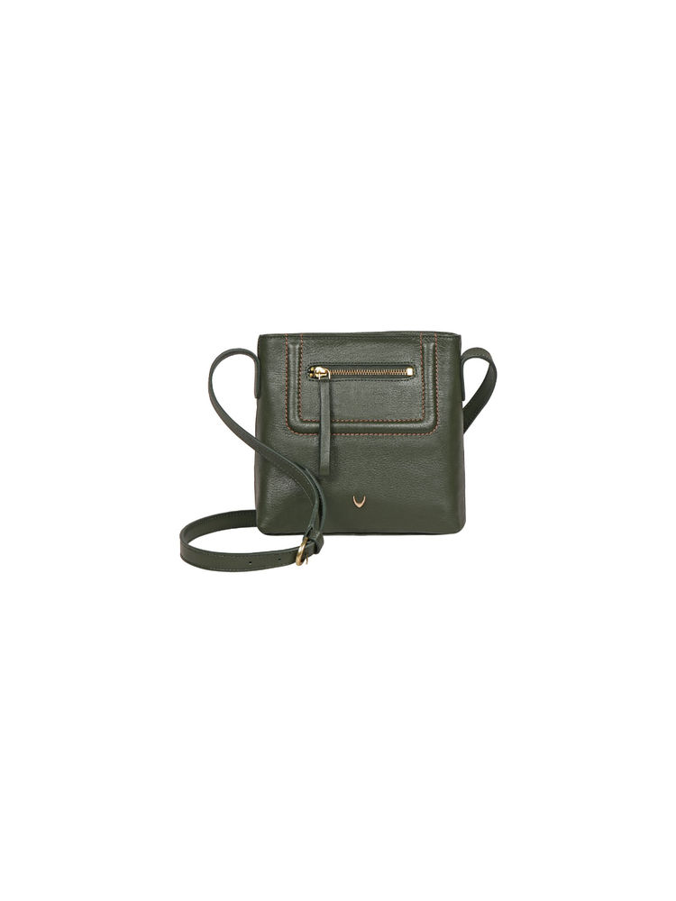 Hidesign Green ASPEN 02 SB Women Sling and Cross Bag