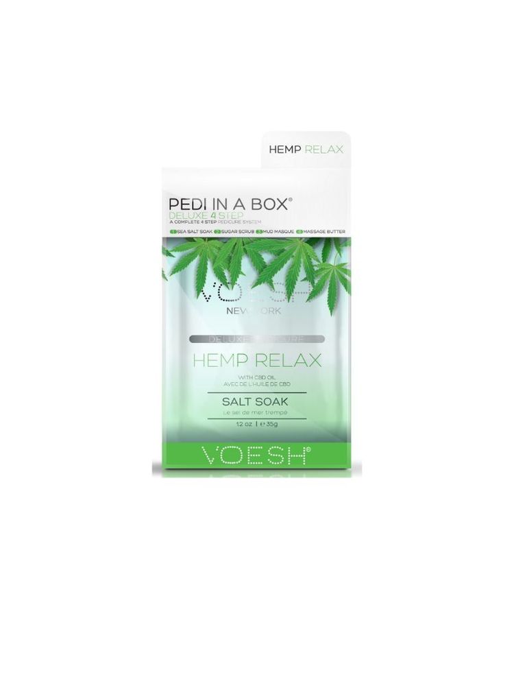 VOESH Deluxe Pedicure In A Box (4 Step) - Cbd Calm