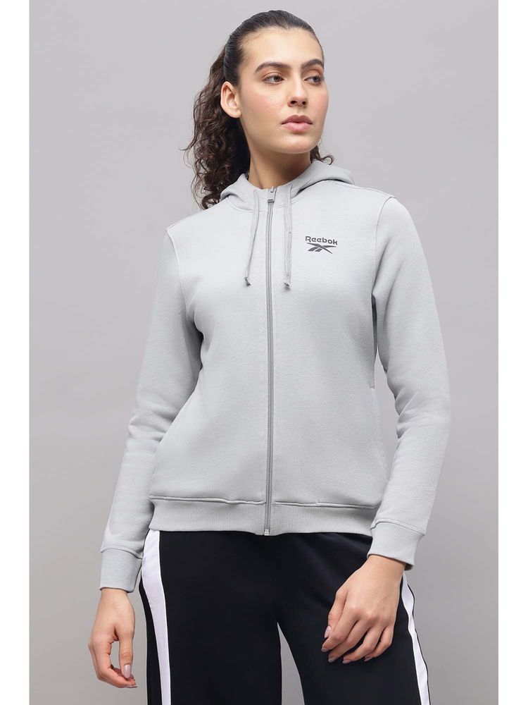 Reebok Grey Solid Regular Fit Hoodie-picture-28