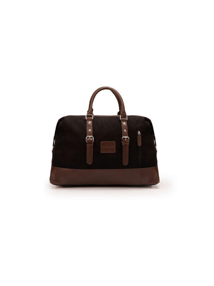 Police Brown Solid Duffel Bag (One Size)-image-30