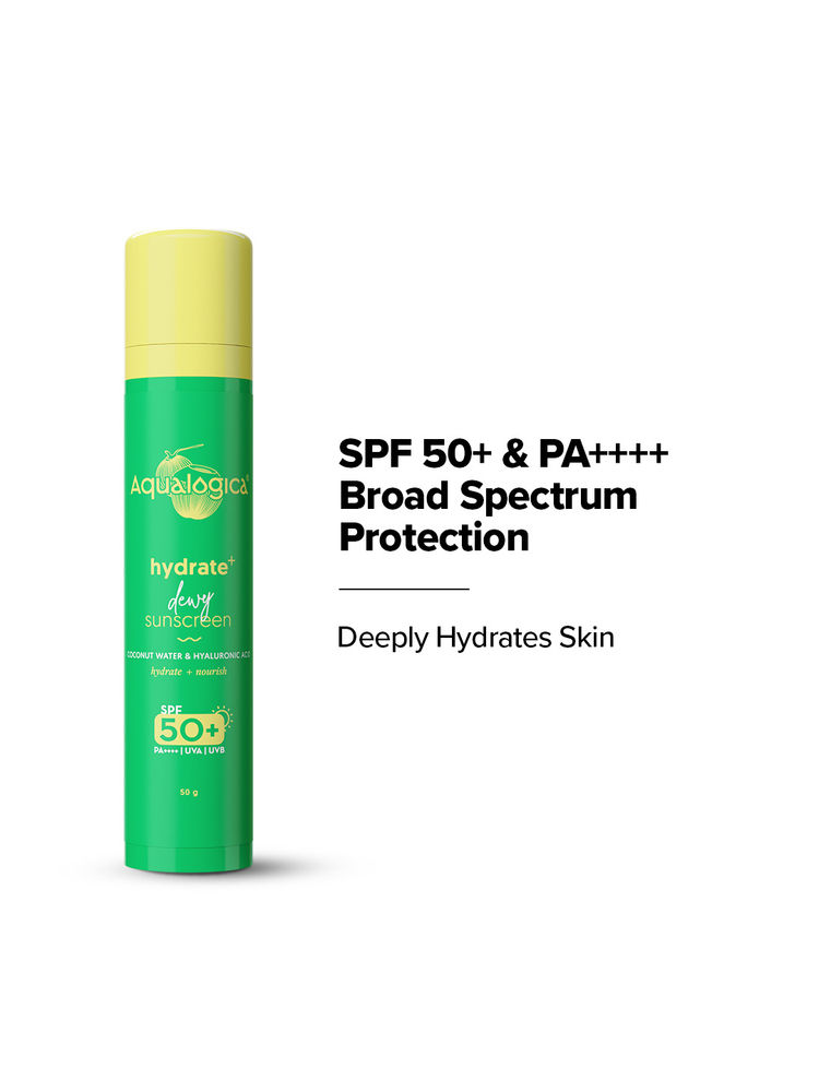 Aqualogica Hydrate+ Dewy Sunscreen with Coconut Water & Hyaluronic Acid-picture-42