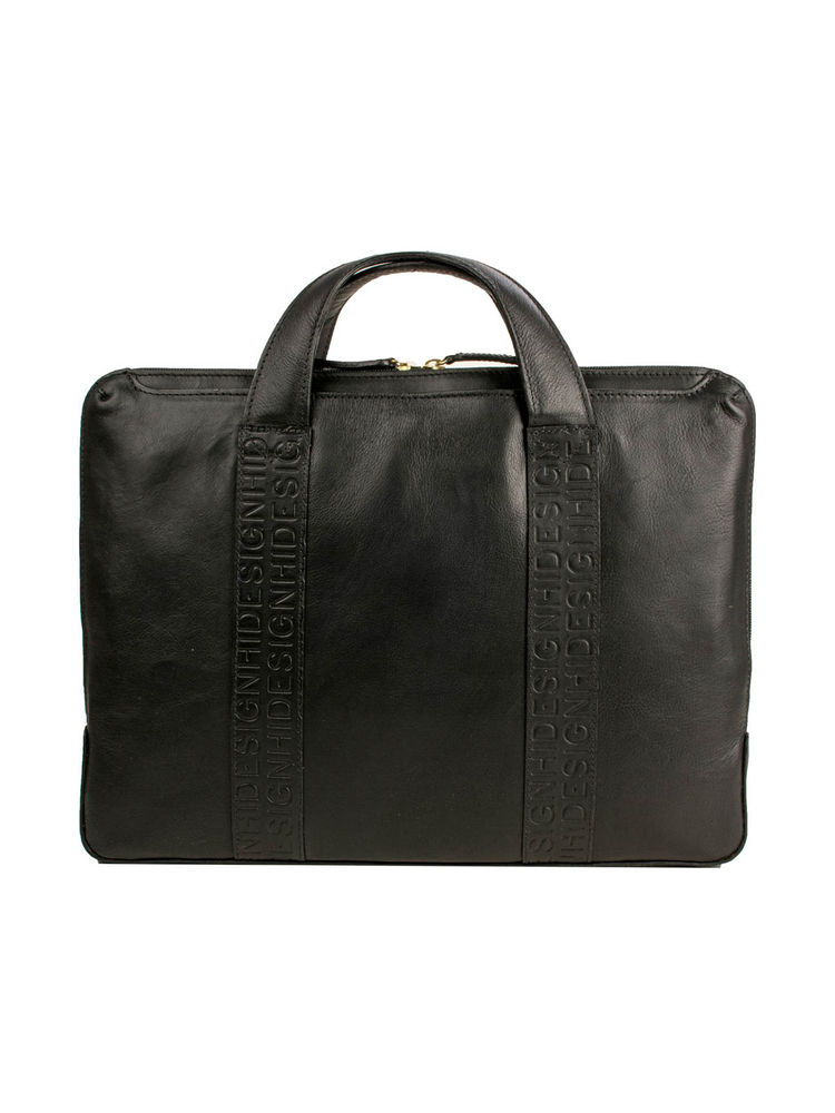 Hidesign Women Black Laptop Bags (L)-image-42