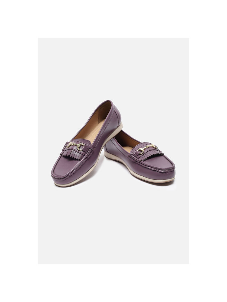 Allen Solly Women Purple Casual Loafers-picture-46