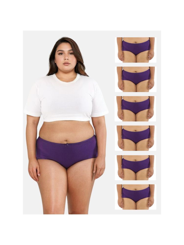 Adira BrZee Plus Size Hipster Panty Purple-picture-0