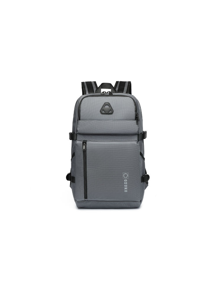 Ozuko Eco Nomad Grey Soft One Size Backpack-picture-14