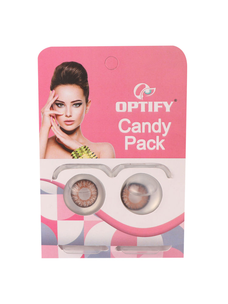 Optify Candy Pack Colored Contact Lenses Zero Power - Dark Brown-picture-26
