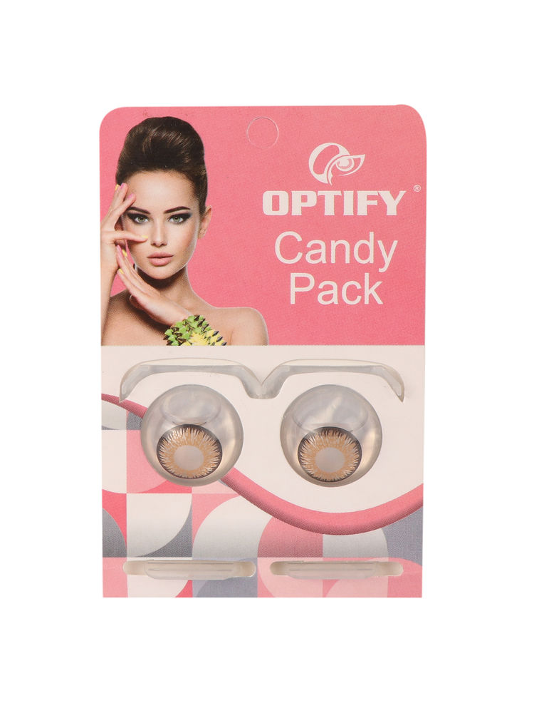 Optify Candy Pack Colored Contact Lenses Zero Power - Brown-picture-12