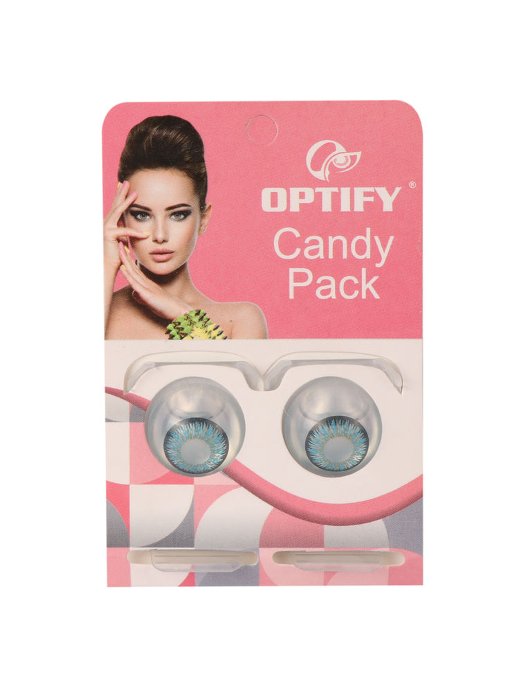 Optify Candy Pack Colored Contact Lenses Zero Power - Blue-picture-32