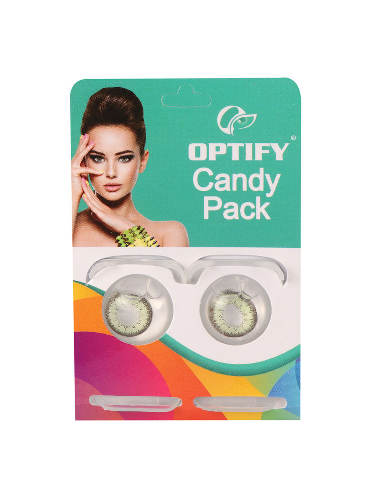 Optify Candy Pack Colored Contact Lenses Zero Power - Dark Green-picture-17
