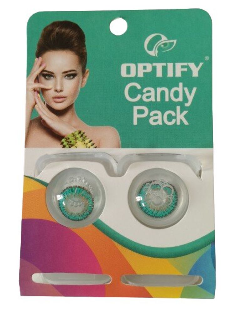 Optify Candy Pack Colored Contact Lenses Zero Power - Turquoise-picture-19
