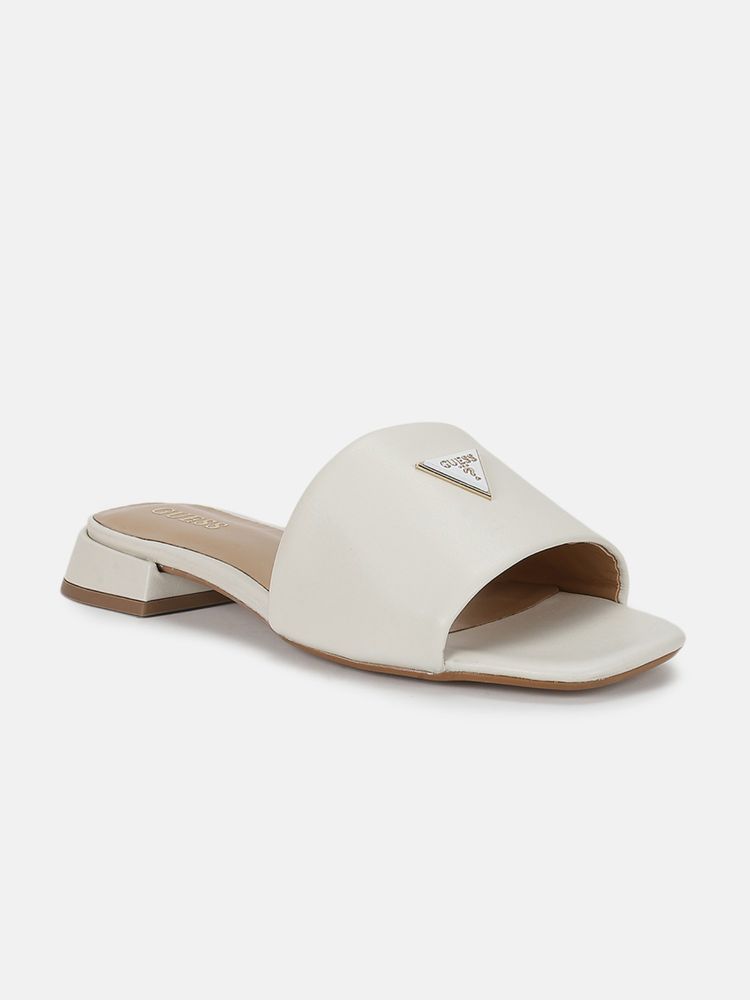 Guess Women Off White Flats-image-4