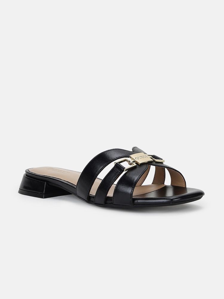 guess fashion Guess Women Black Block Heels-picture-28