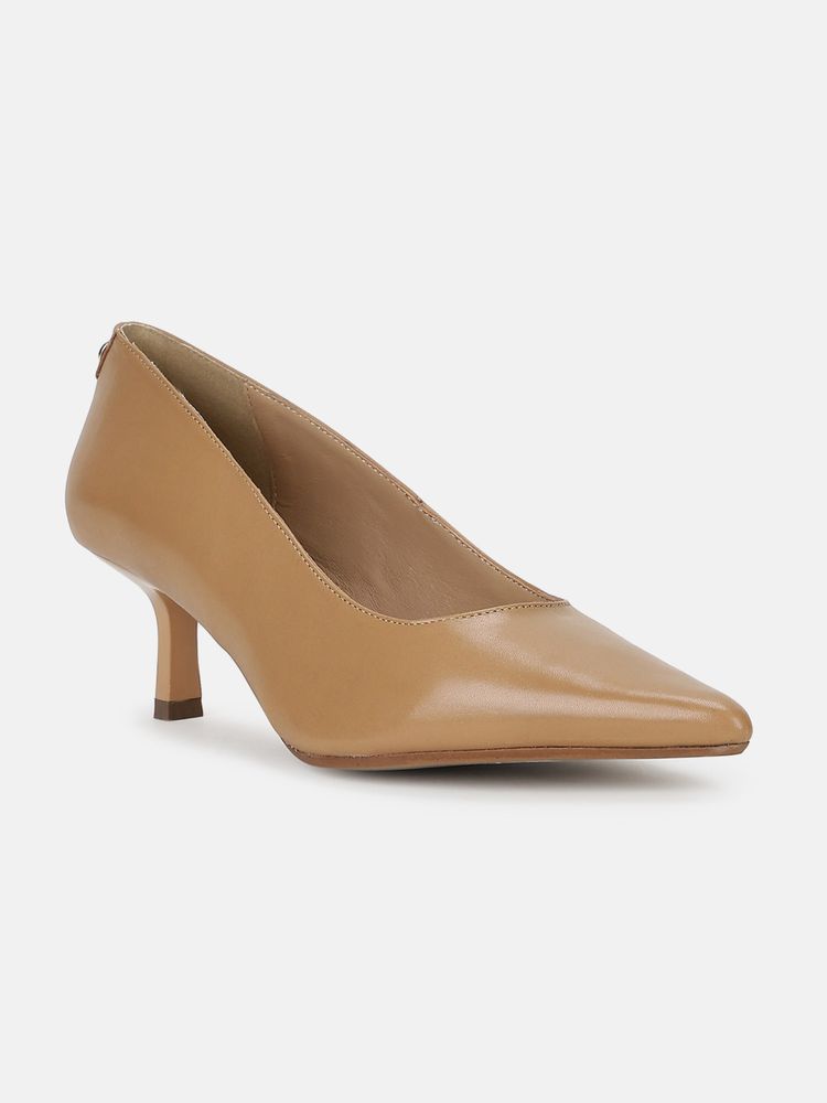 Guess Women Beige Kitten Heels-image-39