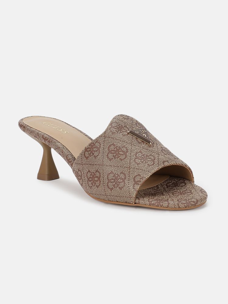 Guess Women Beige Kitten Heels-image-35