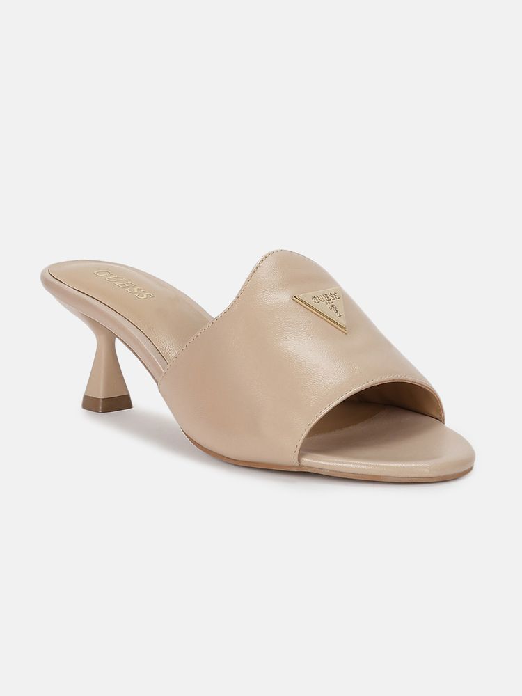 Guess Women Beige Kitten Heels-image-46