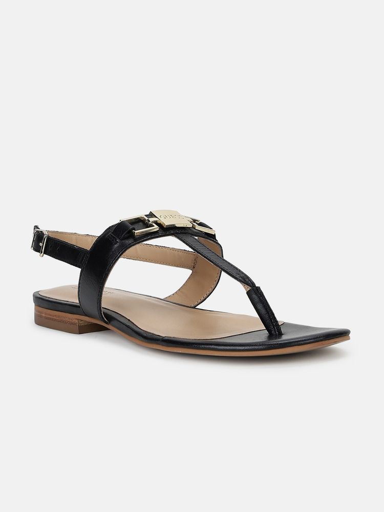 guess fashion Guess Women Black Sandals-picture-22