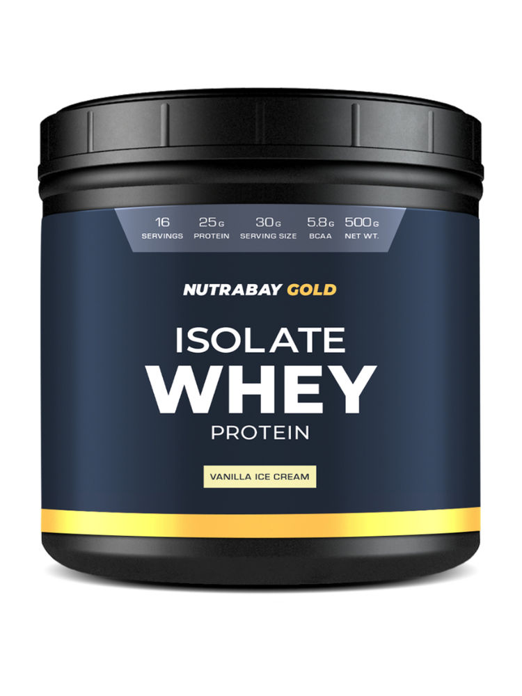 Nutrabay Gold 100% Whey Protein Isolate - Vanilla Ice Cream-image-39