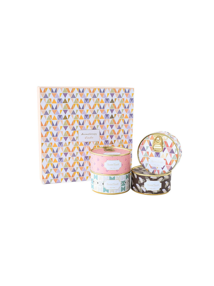Ekhasa Scented Candles for Gift Set Aroma Soy Wax Jar Candle (Set Of 4)-picture-24