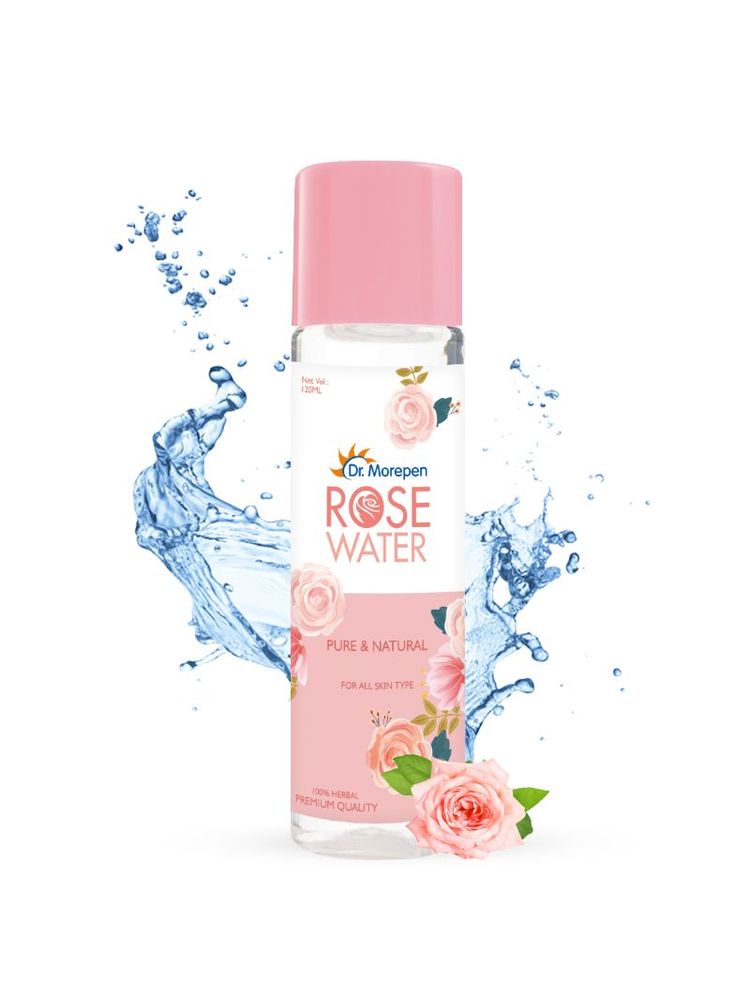 Dr. Morepen Rose Wate Pure & Natural For All Skin Type -100% Herbal Premium Quality