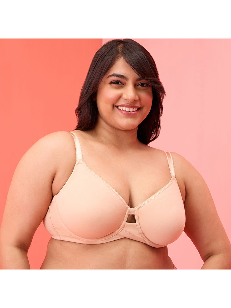 Nykd by Nykaa Support T-shirt Bra - Sand Nyb263-picture-2