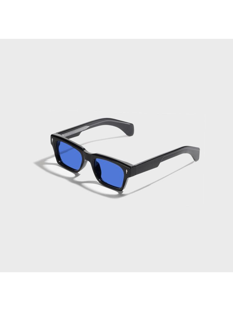 sam and marshall rann polarized lens 400uv protection cellulose propiponate blue sunglasses