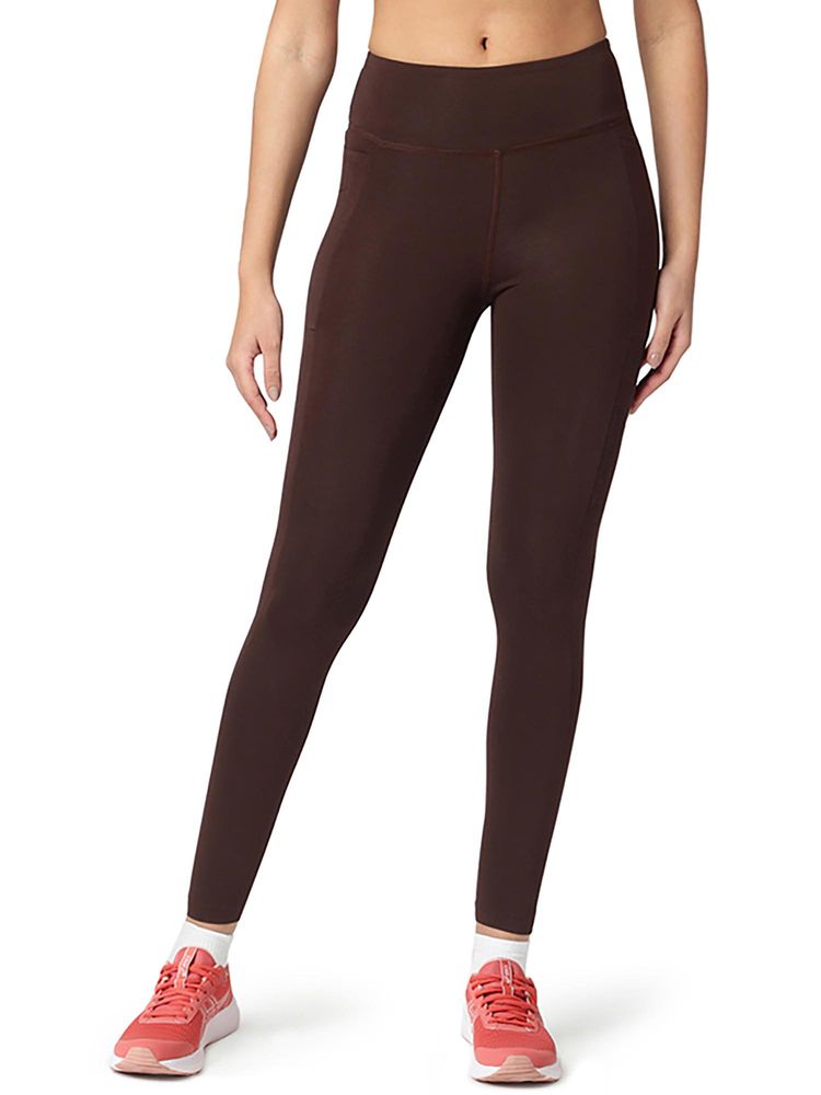 ASICS Women Brown Solid Tight-picture-39
