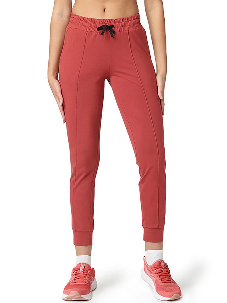 ASICS Women Orange Solid Joggers-picture-12