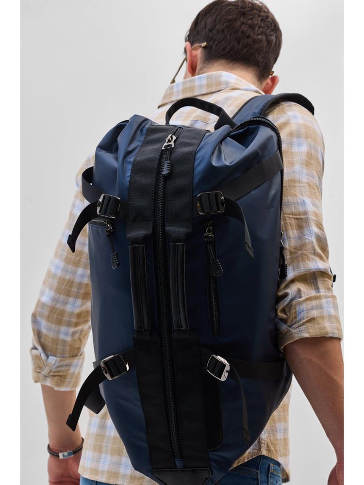 Snitch Blue Hybrid Duffle Backpack-picture-33