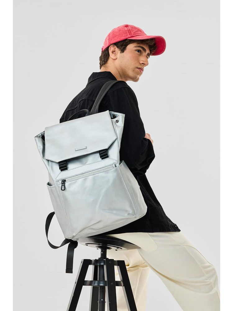 Snitch Modern Commuter Light Grey Backpack-picture-26