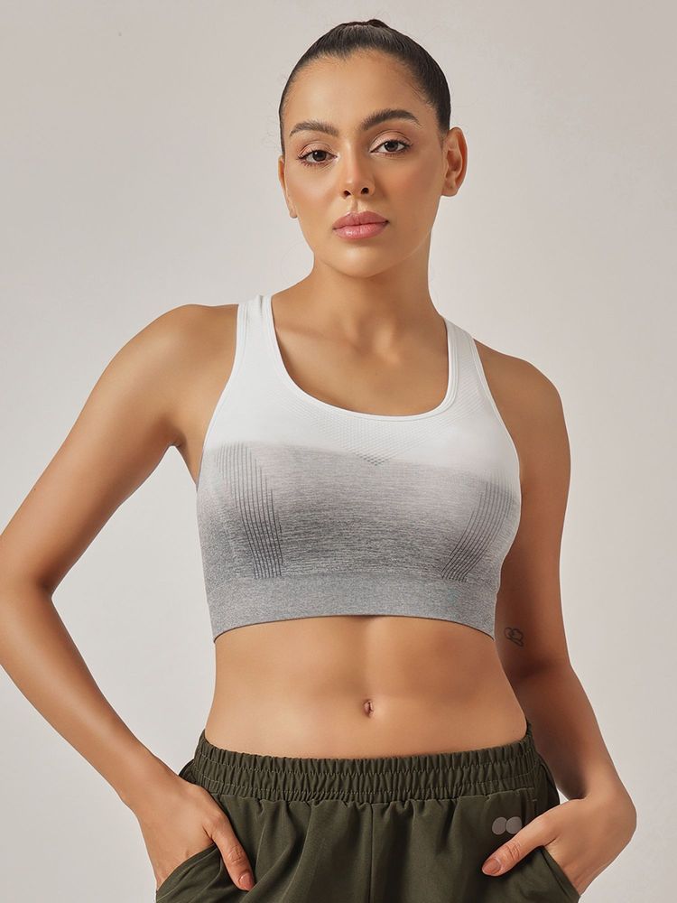 Clovia Low Impact Printed Sports Bra with Removable Cups-picture-10