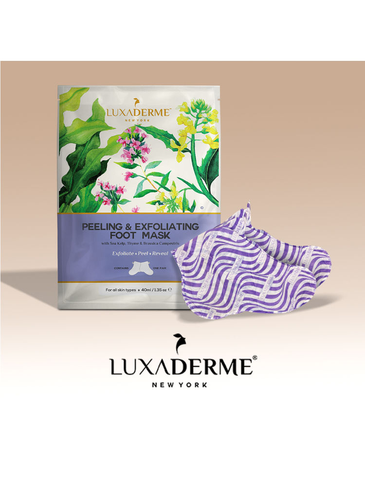 LuxaDerme Peeling & Exfoliating Foot Mask