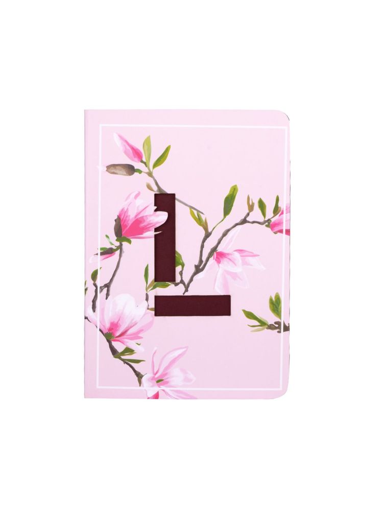 doodle collection Doodle Initial L - Floral Monogram Notebook-picture-28