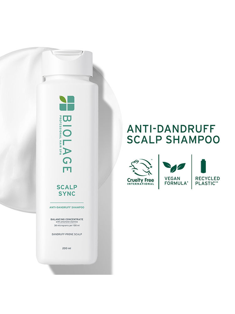 Biolage Scalp Sync Anti-Dandruff Shampoo, Removes Visible Flakes After 1st Wash