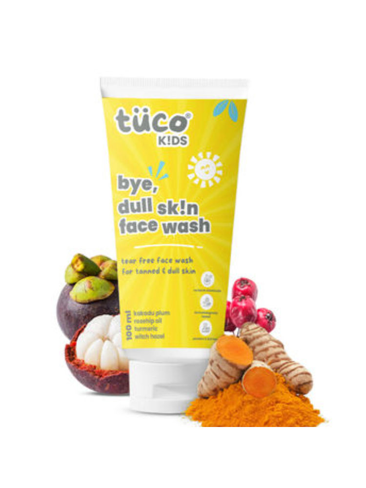 tuco kids TuCo Intelligent Kids Dull Skin Facewash, Dull Skin, Turmeric & Kakadu Plum Sulphate & Paraben Free-picture-12