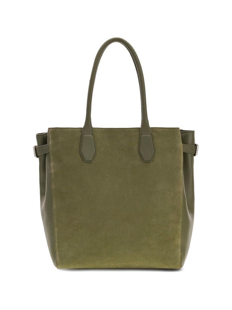 guess fashion Guess Women Solid Pistacchio Anitha Tote Bag-picture-26